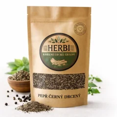 Pepř černý drcený, 50 g – intenzivní chuť pro každé jídlo