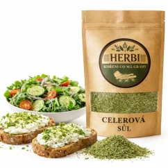 Celerová sůl,  50g – aromatická sůl do salátů, pomazánek a omáček