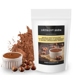 Rozpustná káva Oříškový krém – jemná sladká chuť s vůní lískových oříšků
