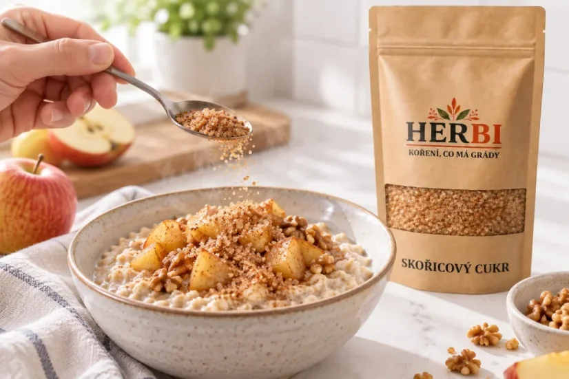Skořicový cukr, 100 g – s cejlonskou skořicí na palačinky i pečení - Hmotnost: 100 g