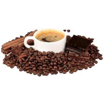 Zrnková káva ochutená - Skladom