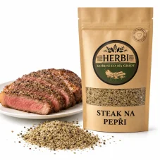 Steak na pepři, 50 g – směs pepřů a česneku pro dokonalé maso