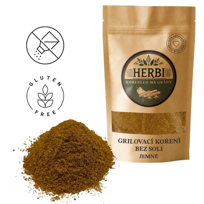 Grilovacie korenie bez soli jemné, 100 g – zdravá koreniaca zmes