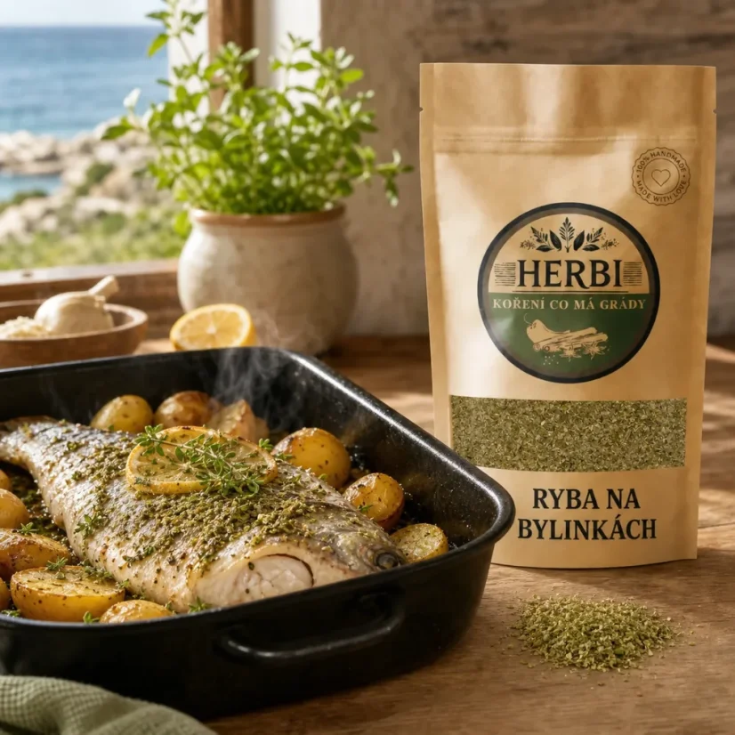 Koření Ryba na bylinkách – jemná směs pro lahodné ryby - Hmotnost: 50 g