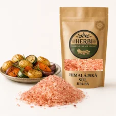 Himalájska soľ hrubá 500 g – ružová prírodná soľ do mlynčekov a na gril