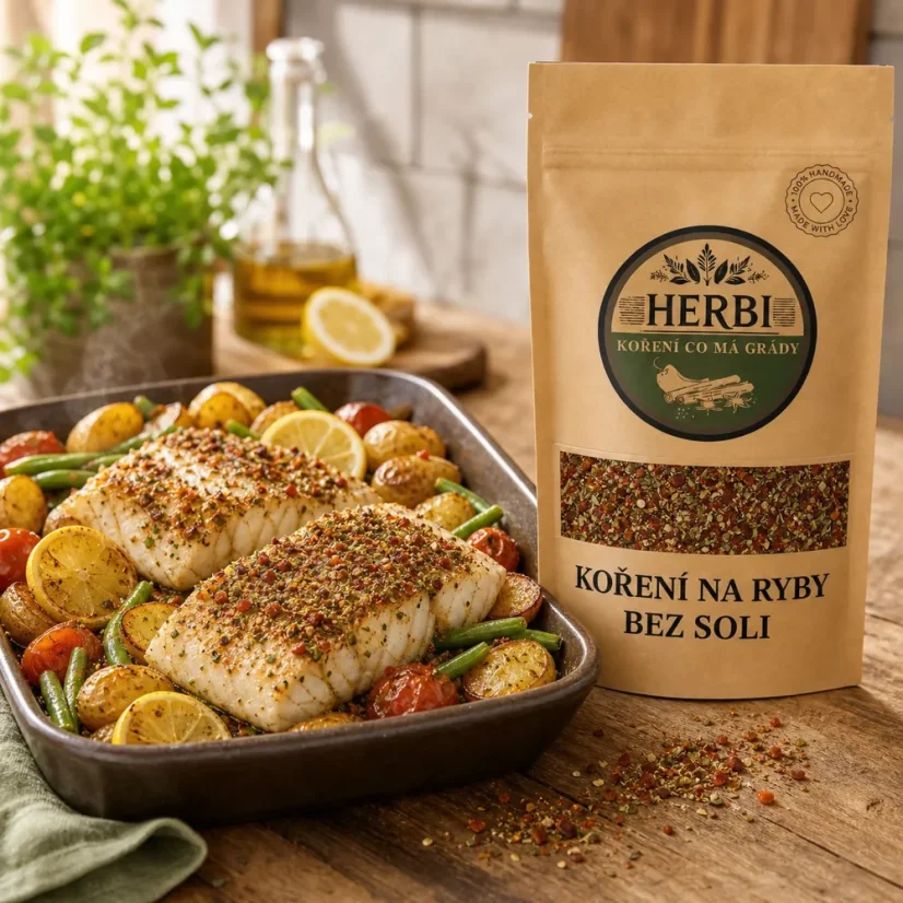 Korenie na ryby bez soli - Hmotnosť: 50 g