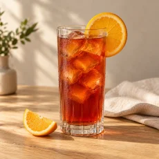 Rooibos & pomaranč – ľadový čaj
