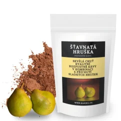 Rozpustná káva Šťavnatá hruška – sladká ovocná svěžest s hruškovou šťávou