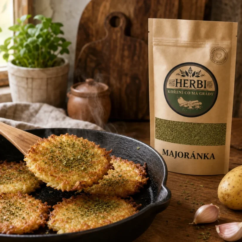Majorán drhnutý, 30 g – voňavé srdce domácej kuchyne - Hmotnosť: 30 g