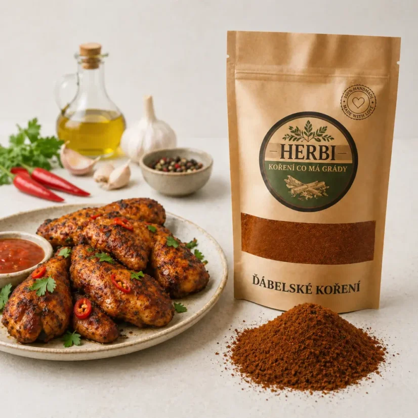 Diabolské korenie, 50 g – poriadne pálivá zmes na mäso, omáčky aj gril