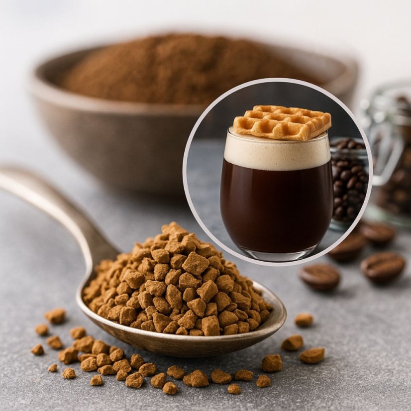 Rozpustná káva Lahodné wafle – jemná káva s vůní sušenky