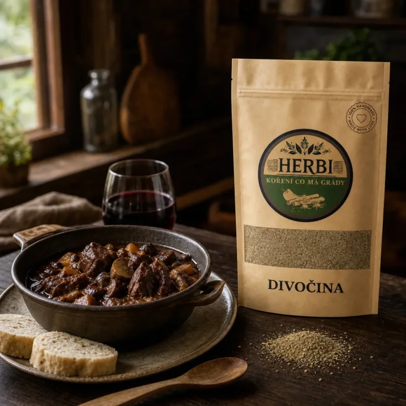 Divočina, 50 g – koření na zvěřinu a výrazná masa