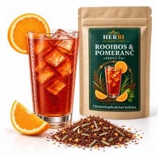 Rooibos & pomeranč – ledový čaj