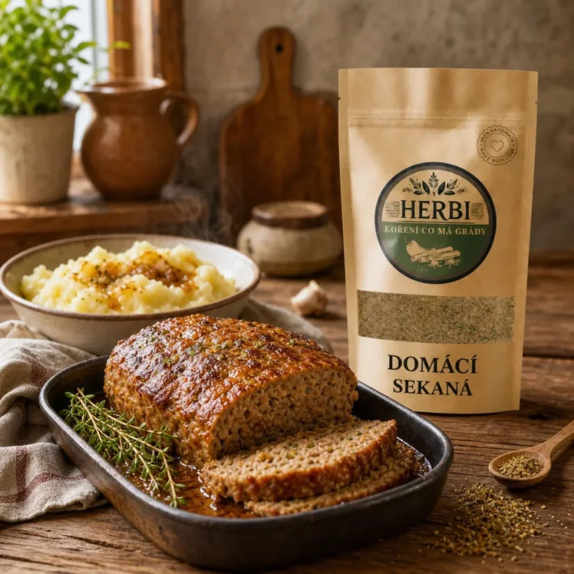 Domácí sekaná – tradiční koření pro šťavnaté maso - Hmotnost: 100 g