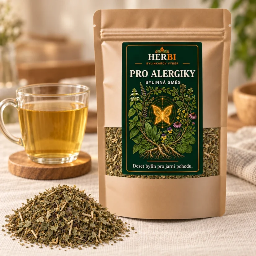 Bylinný čaj pro alergiky – jemnost, klid a příroda v jednom šálku - Hmotnost: 50 g