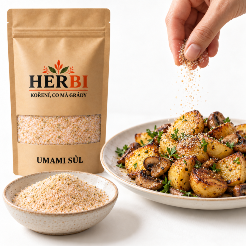 Umami soľ z Himalájí – piata chuť v jednej štipke - Hmotnosť: 50 g
