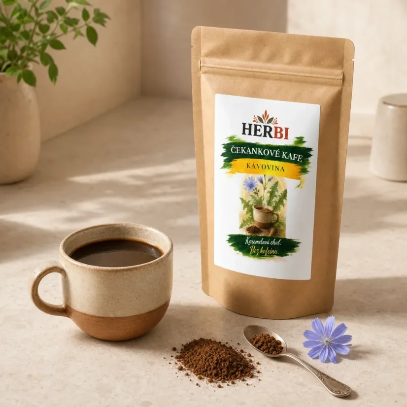 Čikorková kava – kávovina z praženého koreňa - Hmotnosť: 500 g