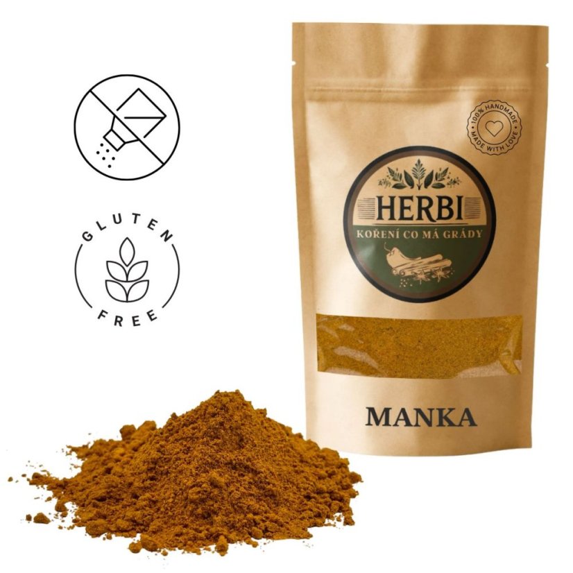 Koření Manka, 50 g – jemná kořenící směs na maso, omáčky a zeleninu