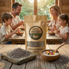 Chia semínka, 200 g – přírodní zdroj vlákniny a omega-3