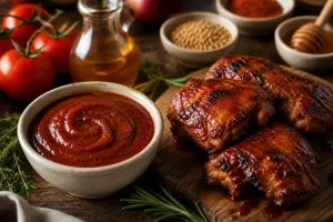 Domáca barbecue omáčka: rýchly recept z korenia BBQ