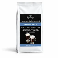 Bezkofeinová zrnková káva Irish Cream – krémový irský likér bez alkoholu