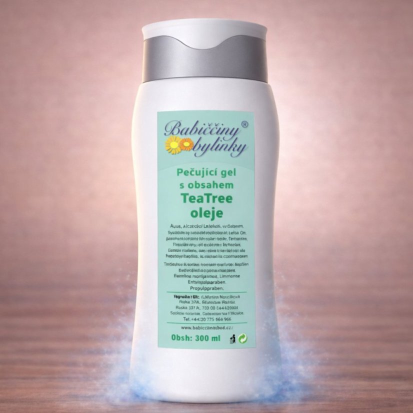 Tea Tree gel na nohy a nehty 300 ml – antiseptická péče a ochrana pokožky