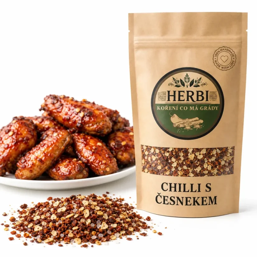 Chilli s cesnakom, 50 g – pikantná zmes na dochutenie jedál