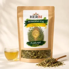 Konopný čaj s citrónovou trávou a myrtou
