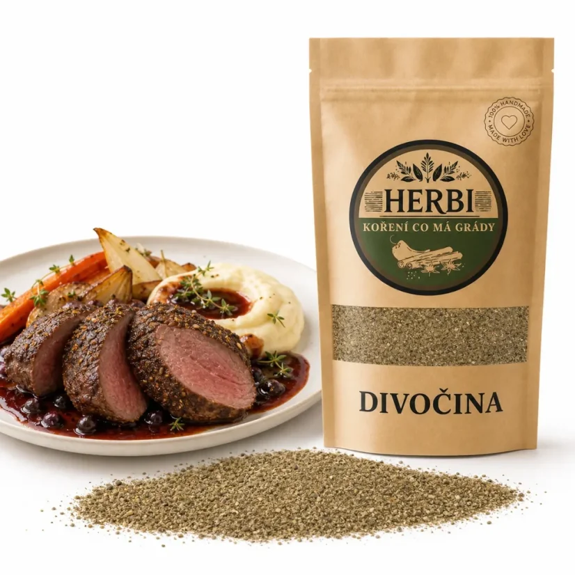 Divočina, 50 g – koření na zvěřinu a výrazná masa