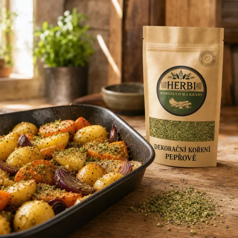 Dekorační koření PEPŘOVÉ, 50 g – výrazná směs s pepřem a kořením
