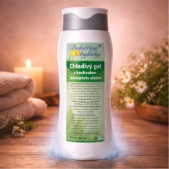 Kostivalový gel s konopným olejem, 300 ml – chladivá úleva pro tělo v pohybu