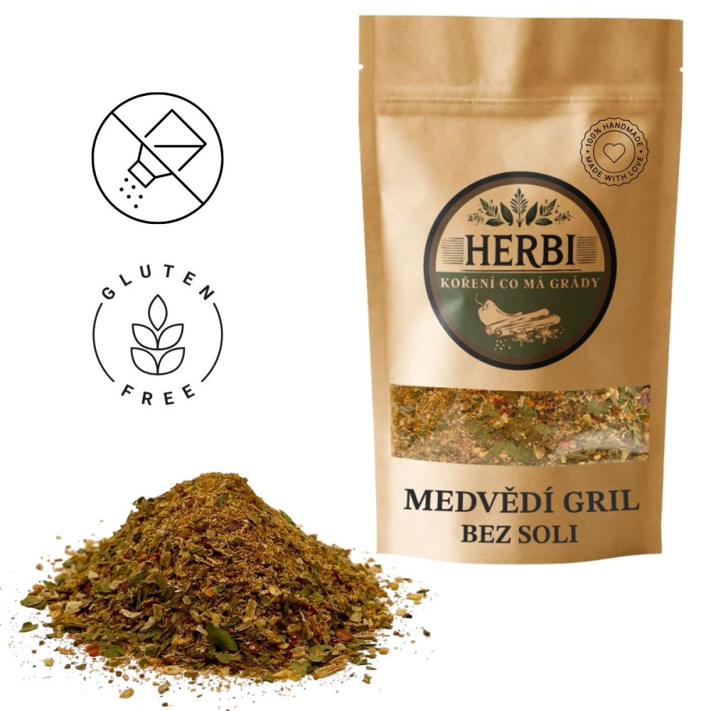 Medvedí gril bez soli HERBI