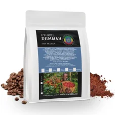 Káva Etiopie Djimmah – 100% arabica, čerstvo pražená