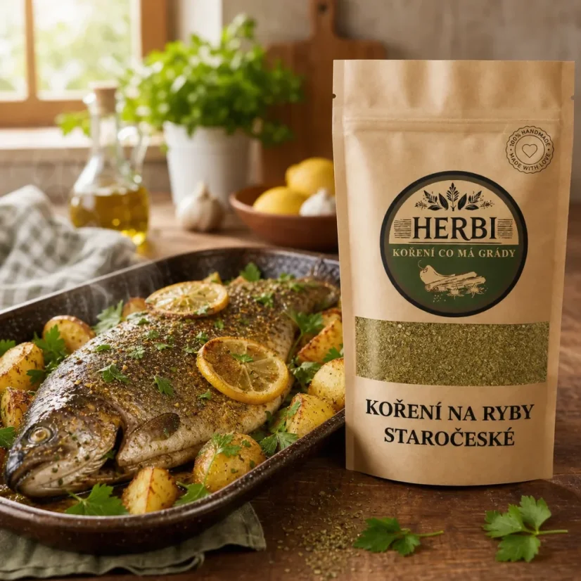 Korenie na ryby staročeské – tradičná bylinková zmes - Hmotnosť: 50 g