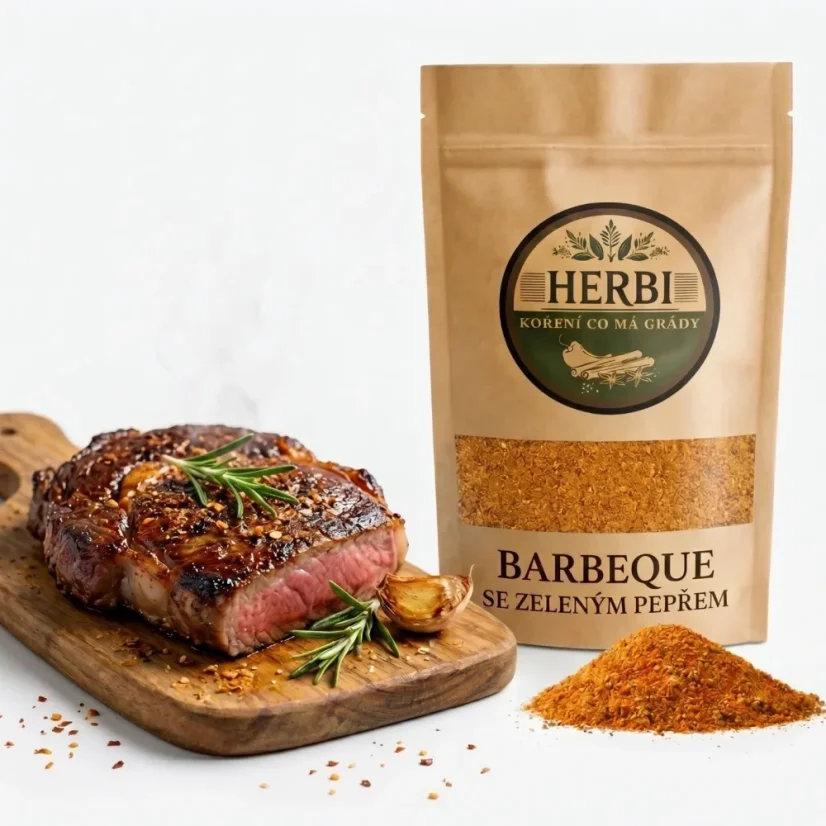 Barbeque se zeleným pepřem, 100 g
