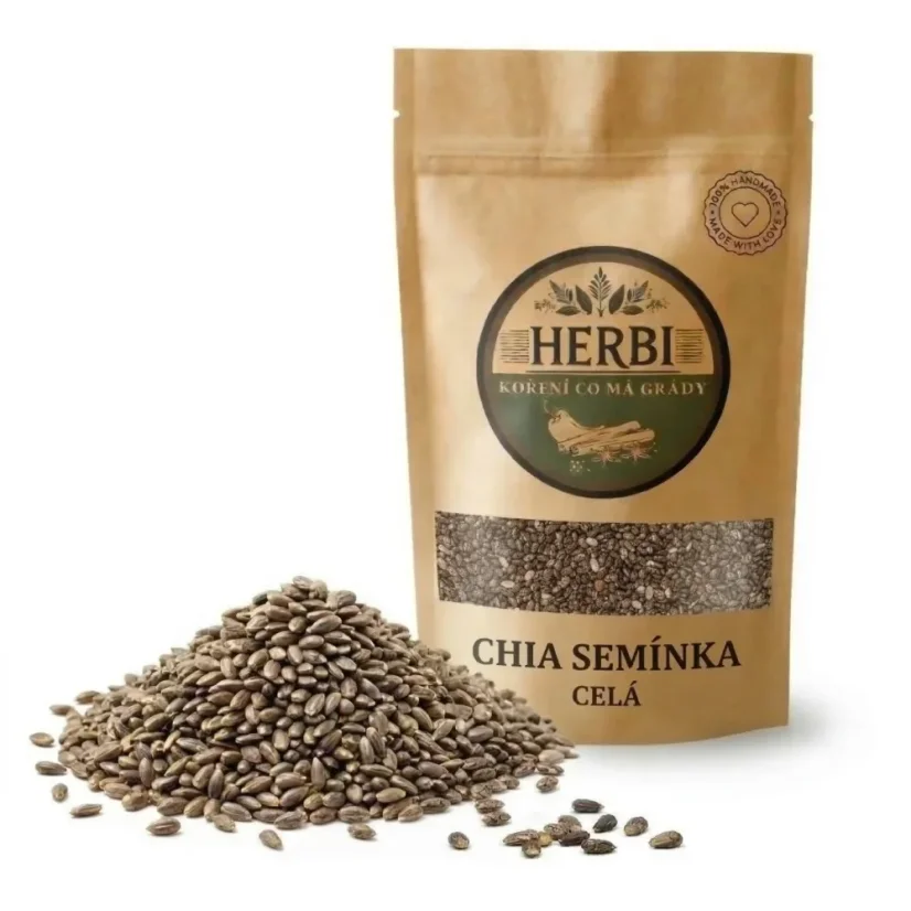 Chia semienka, 200 g – prírodný zdroj vlákniny a omega-3