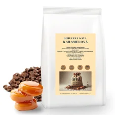 Zrnková káva Karamel - brazilská arabica s karamelovou sladkostí