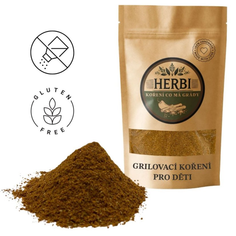 Grilovacie korenie pre deti, 100 g – jemná zmes bez pálivosti