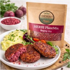 HERBI PlantMix Repný šmrnc (200 g) – bezmäsitá rastlinná zmes s červenou repou