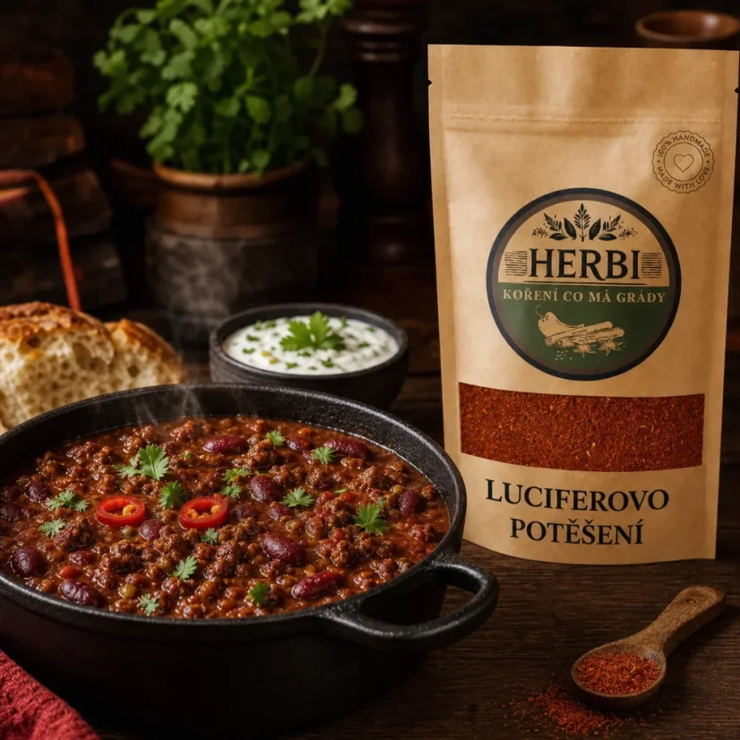 Luciferovo potěšení, 50 g – pálivá směs pro milovníky ohnivých chutí