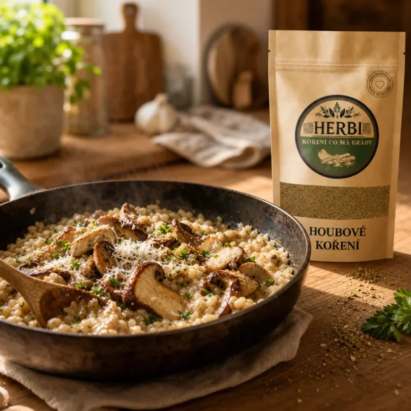 Hubové korenie – aromatická zmes sušených húb a byliniek - Hmotnosť: 50 g