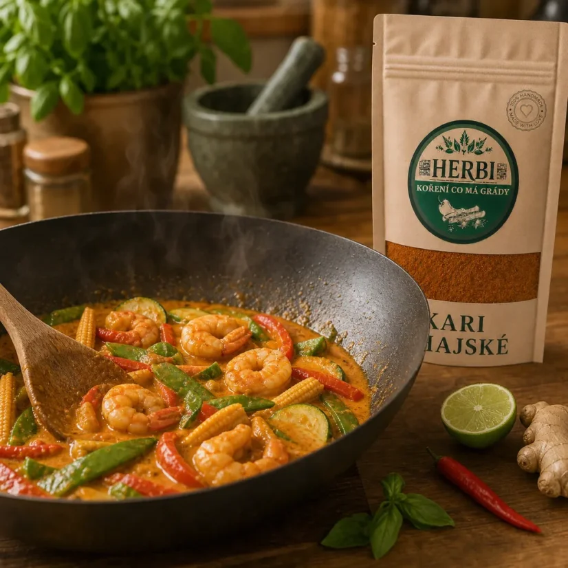 Kari thajské, 50 g – aromatická exotická směs na asijská jídla