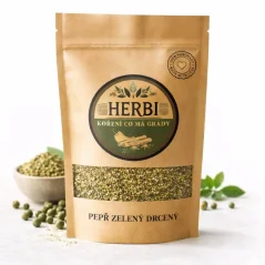 Pepř zelený drcený 20 g – jemná pálivost a svěží aroma