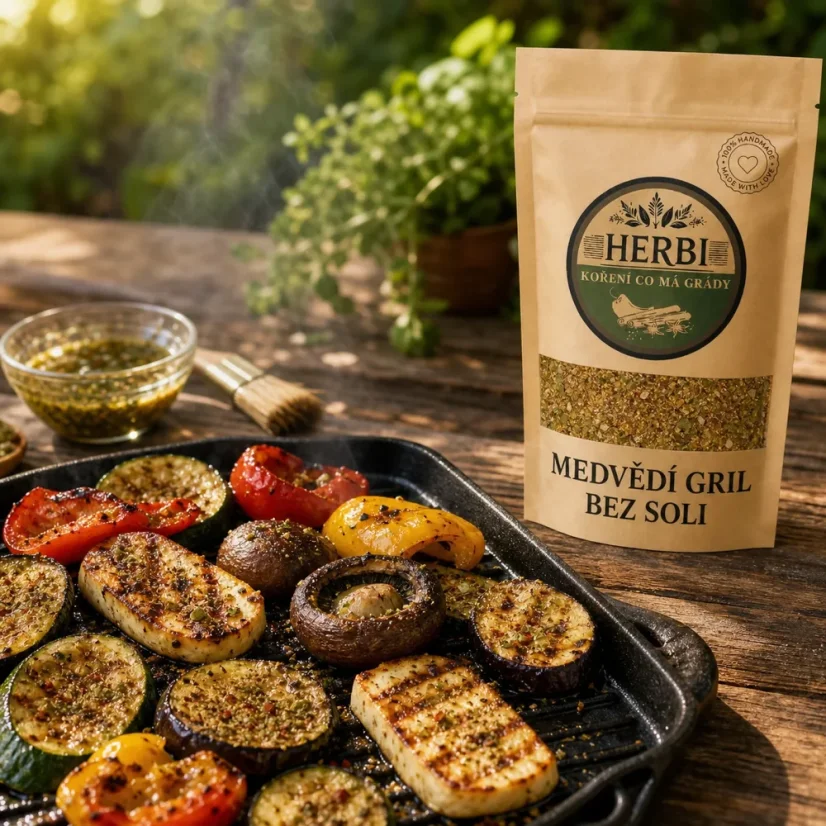 Medvedí gril bez soli, 50 g – aromatická bylinková zmes na grilovanie