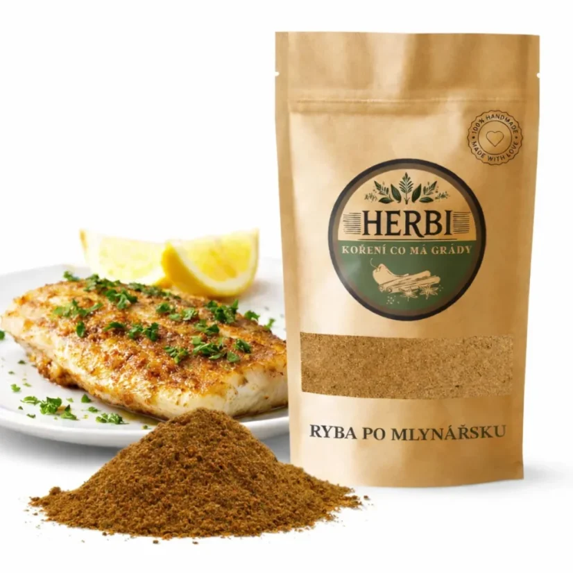 Koření Ryba po mlynářsku, 250 g – jemná obalovací, kukuřičná směs na ryby