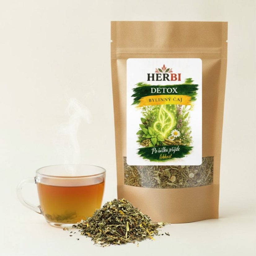 Bylinný čaj Detox – Restart pro tělo i mysl - Hmotnost: 200 g