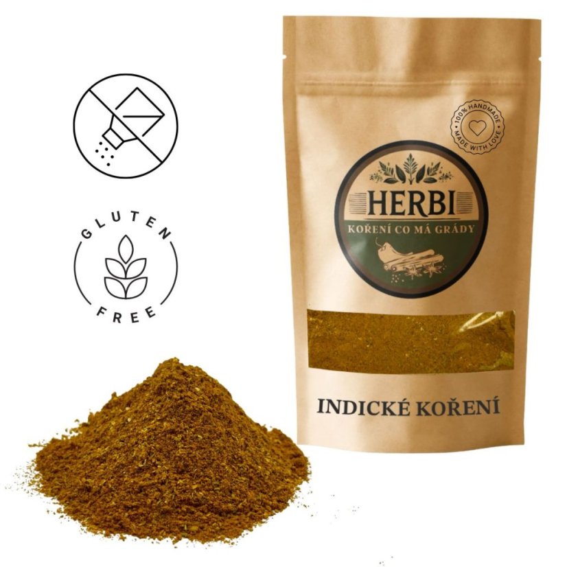 Indické korenie, 50 g – pikantná zmes pre karí a orientálnu kuchyňu