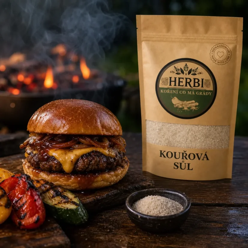 Údená soľ, 50 g– autentická chuť grilovania a marinád