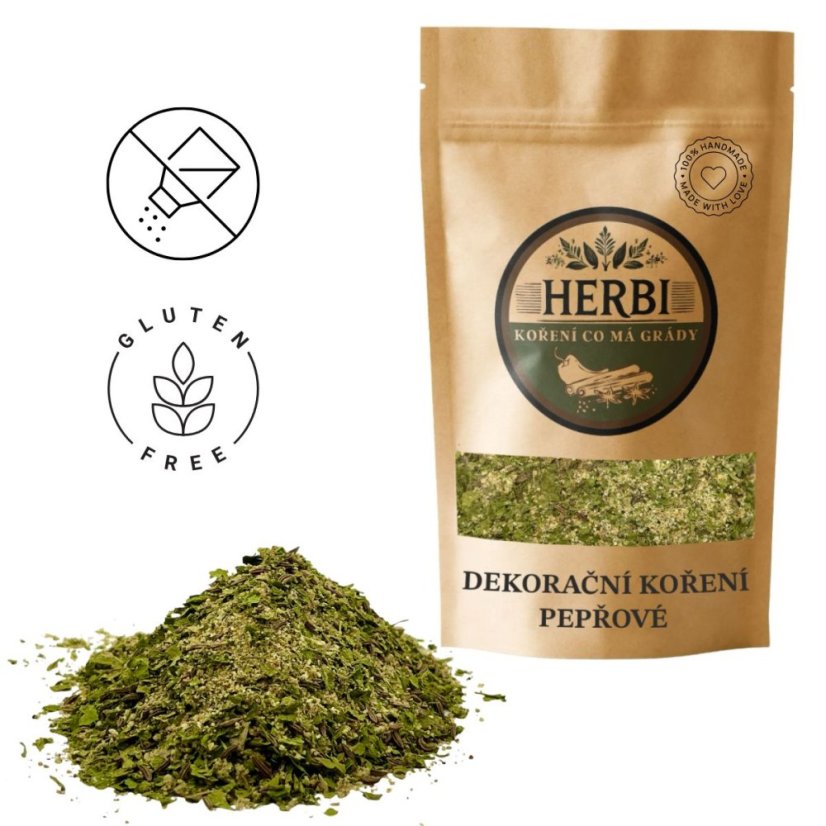 Dekorační koření PEPŘOVÉ, 50 g – výrazná směs s pepřem a kořením