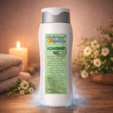 Konopný gél, 300 ml – upokojenie pokožky a úľava pre kĺby Konopný gél, 300 ml – upokojenie pokožky a úľava pre kĺby